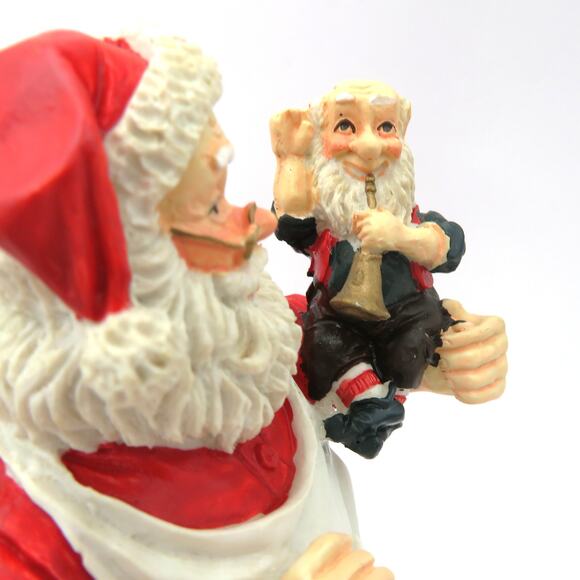 Vintage Dept 56 Santa Toymaker with Elves Figurine Christmas Holiday Decor - Picture 6 of 10